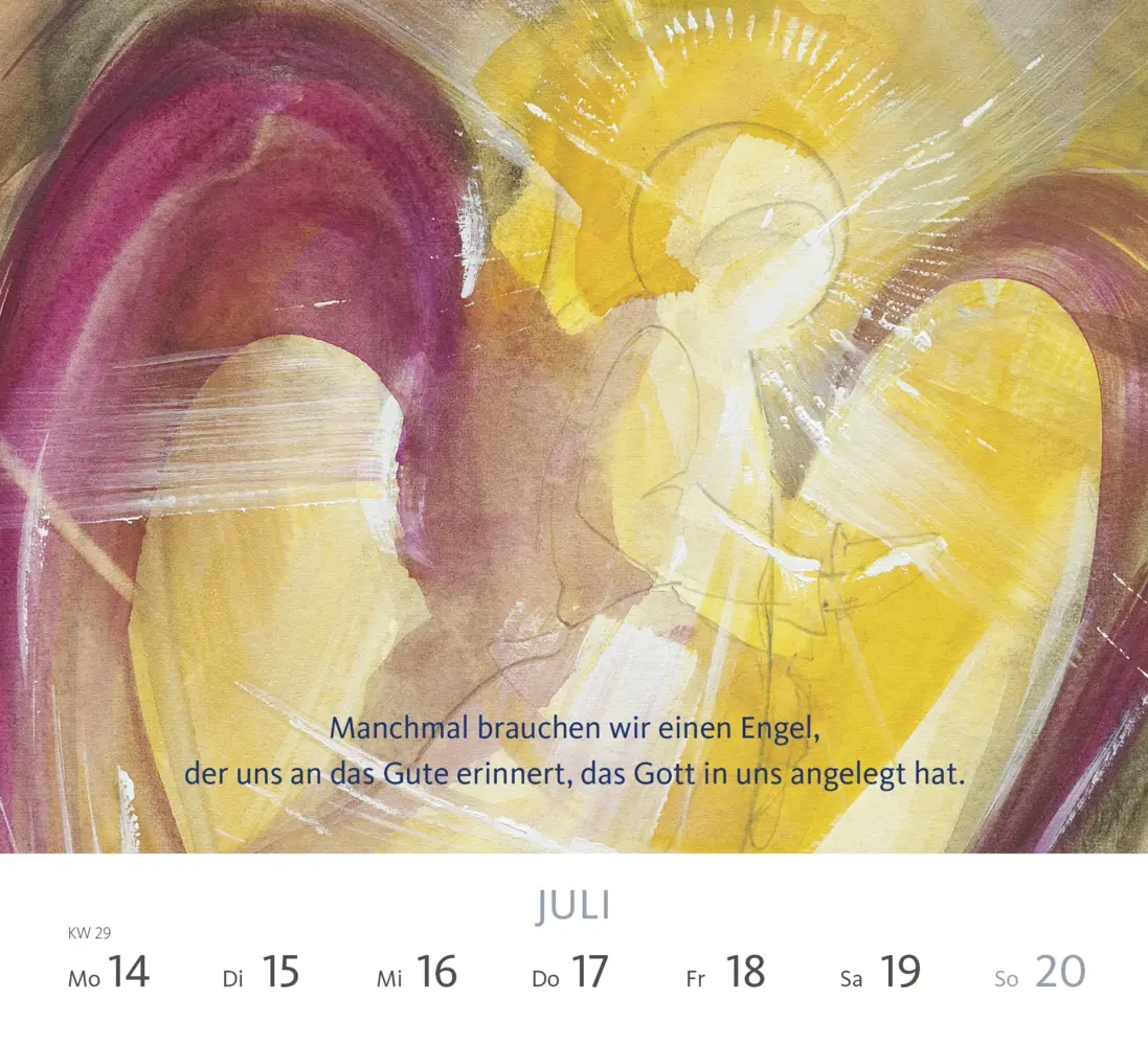 Bild: 9783736505407 | Mit Engeln unterwegs 2025 | Anselm Grün | Kalender | Spiralbindung