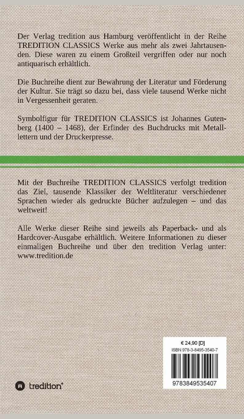 Rückseite: 9783849535407 | Briefe | Georg Christoph Lichtenberg | Buch | 228 S. | Deutsch | 2013