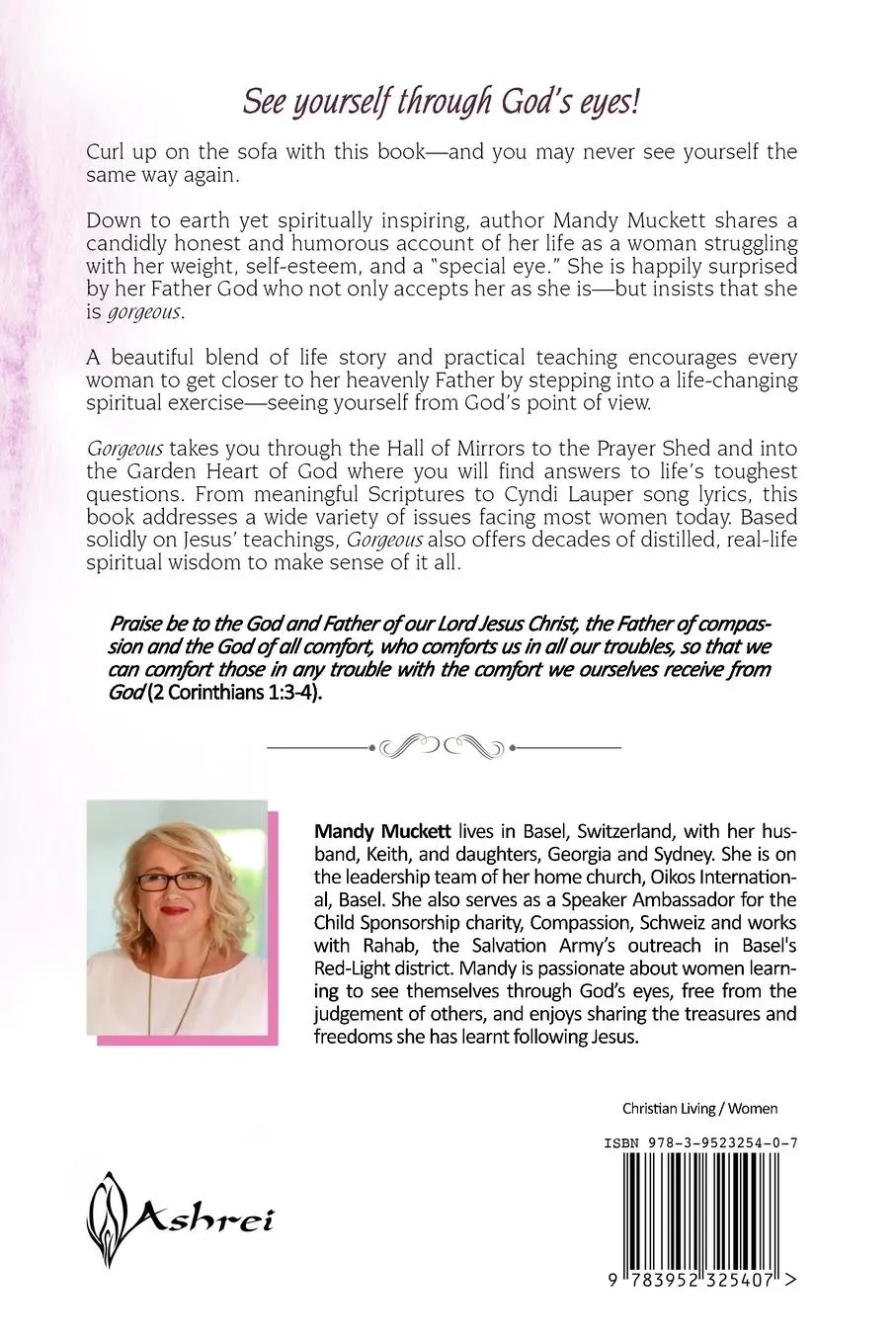 Rückseite: 9783952325407 | Gorgeous | Seeing Yourself Through God's Eyes | Mandy Muckett | Buch
