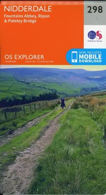 Cover: 9780319245507 | Nidderdale | Ordnance Survey | (Land-)Karte | Karte/Landkarte | 2015
