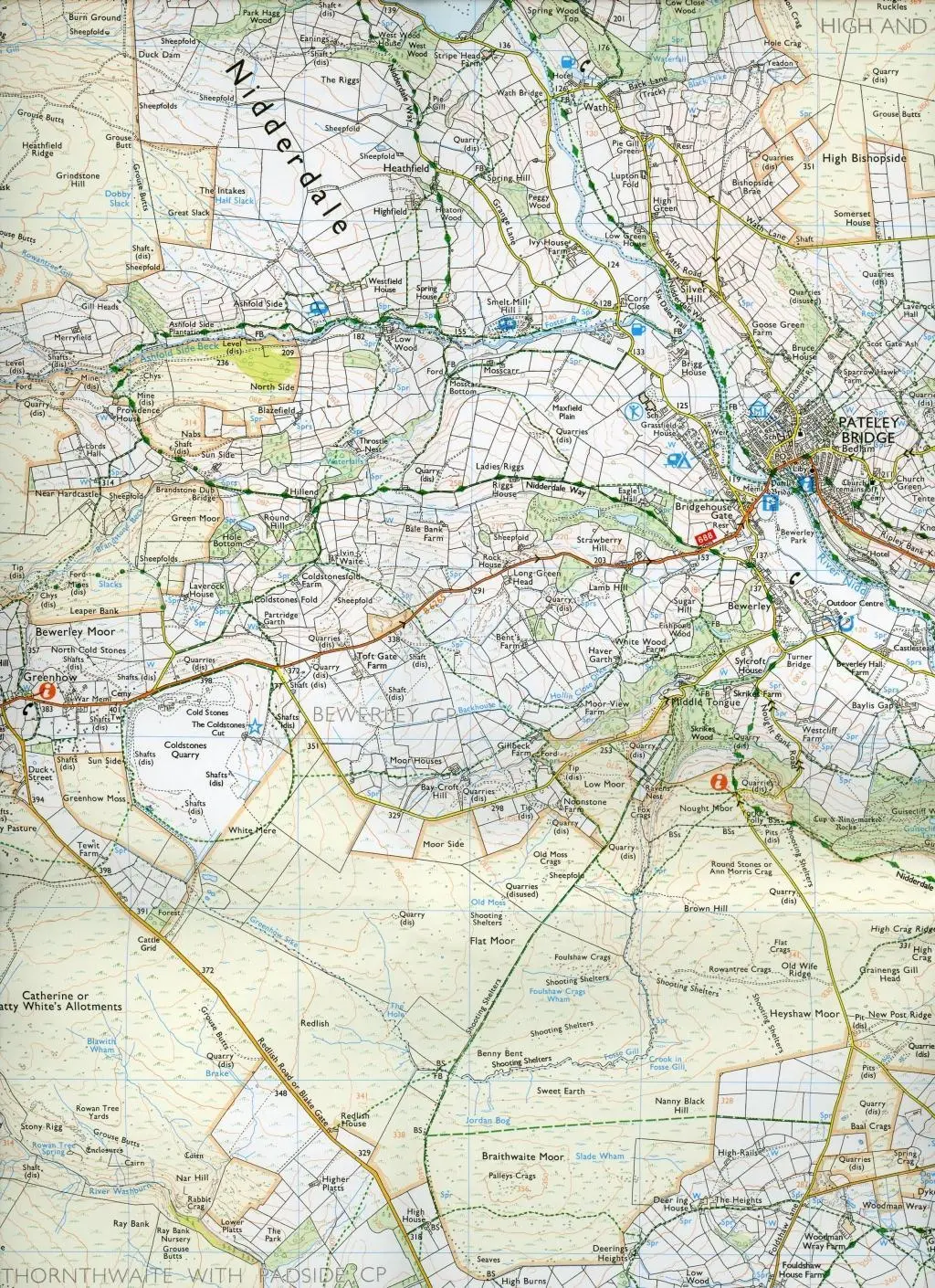 Bild: 9780319245507 | Nidderdale | Ordnance Survey | (Land-)Karte | Karte/Landkarte | 2015
