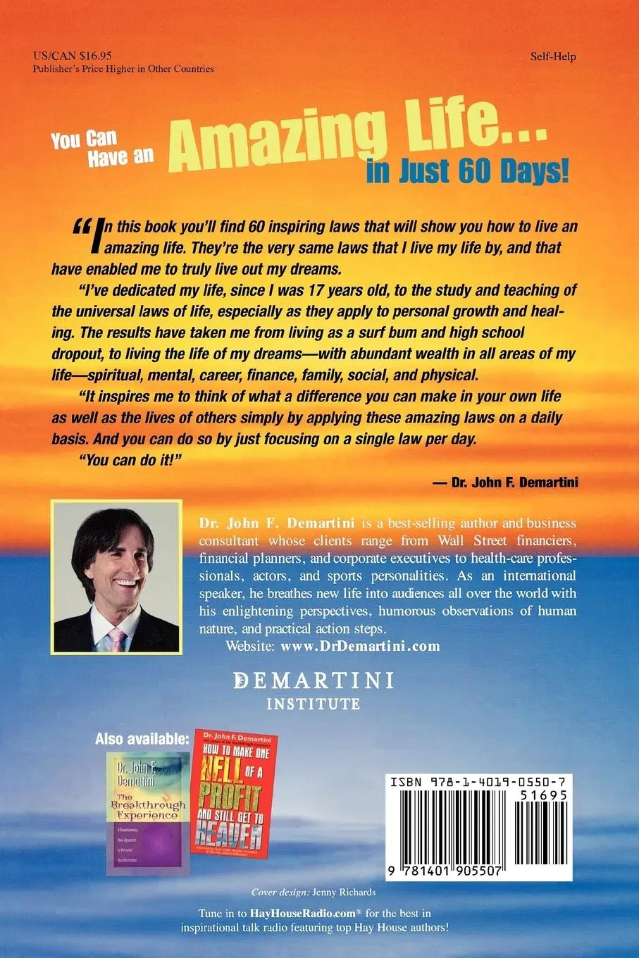 Rückseite: 9781401905507 | You Can Have an Amazing Life...in Just 60 Days! | John F. Demartini