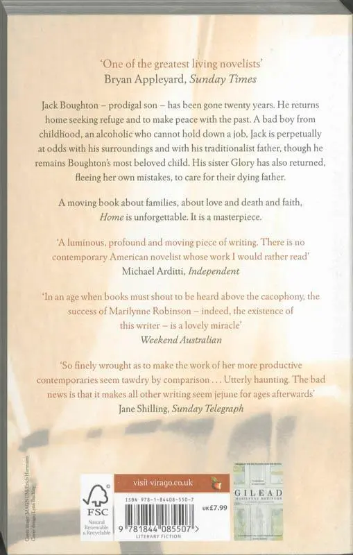 Rückseite: 9781844085507 | Home | Marilynne Robinson | Taschenbuch | 339 S. | Englisch | 2009