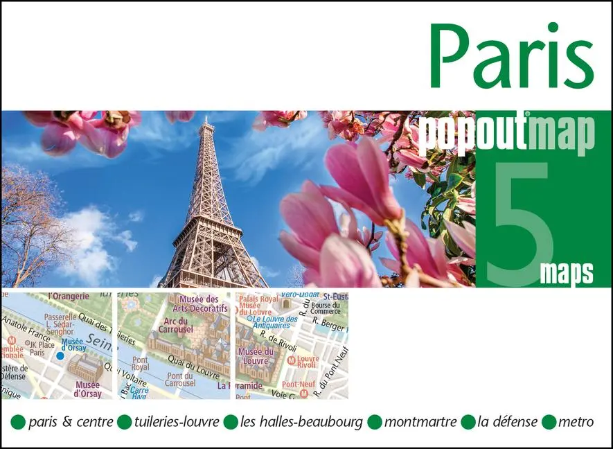 Cover: 9781914515507 | Paris Double | 5 maps, PopOut Map Double | kartographisches Material