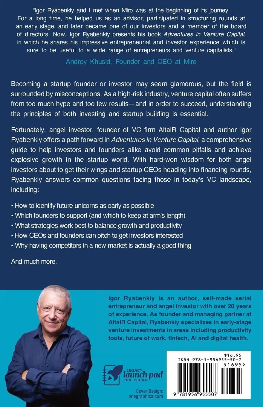 Rückseite: 9781956955507 | Adventures in Venture Capital | Igor Ryabenkiy | Taschenbuch | 2023