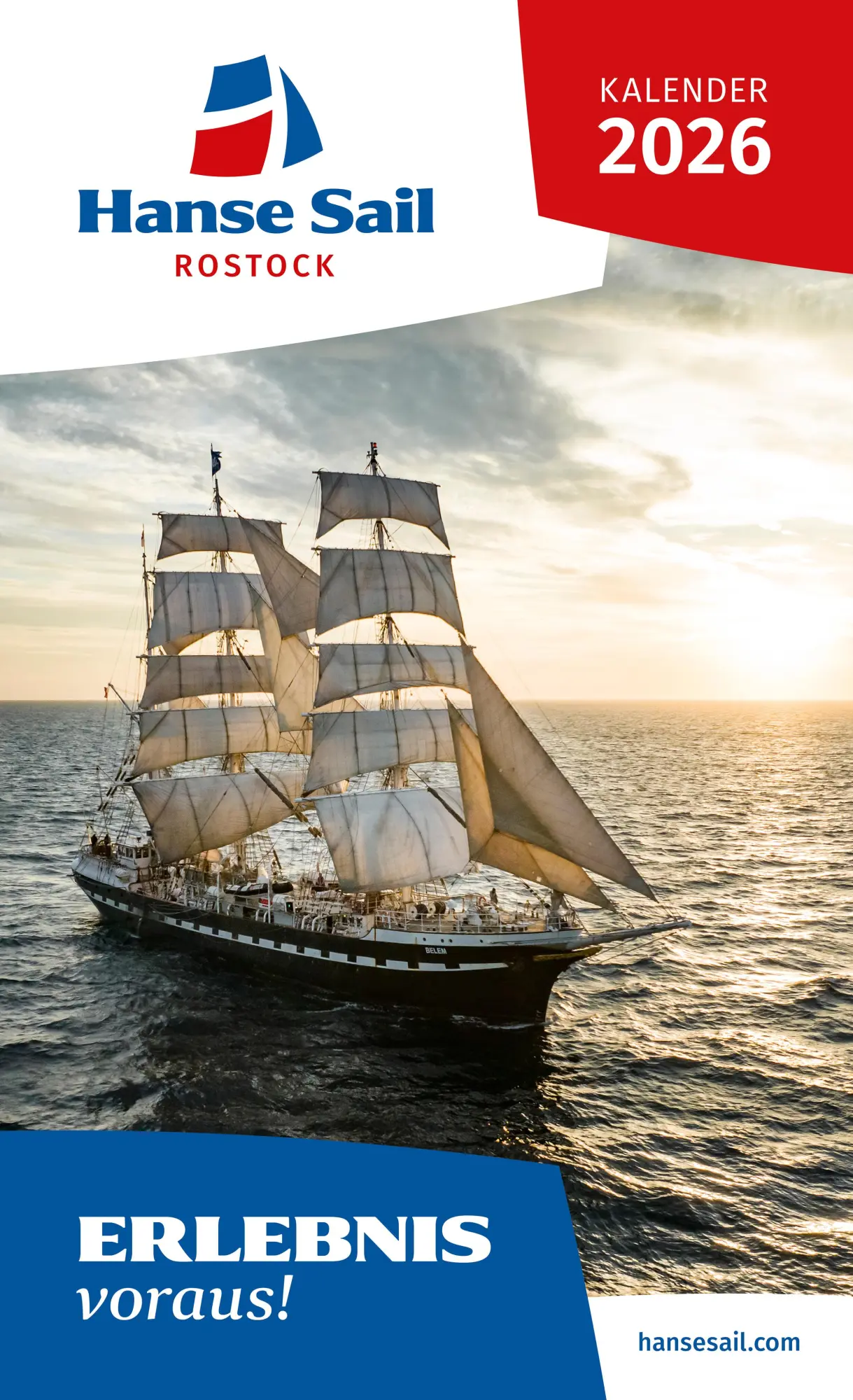 Cover: 9783356025507 | Kalender Hanse Sail 2026 | Büro Hanse Sail | Kalender | Deutsch | 2026