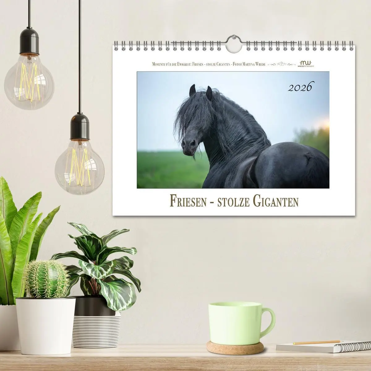 Bild: 9783457795507 | Friesen - stolze Giganten (Wandkalender 2026 DIN A4 quer), CALVENDO...