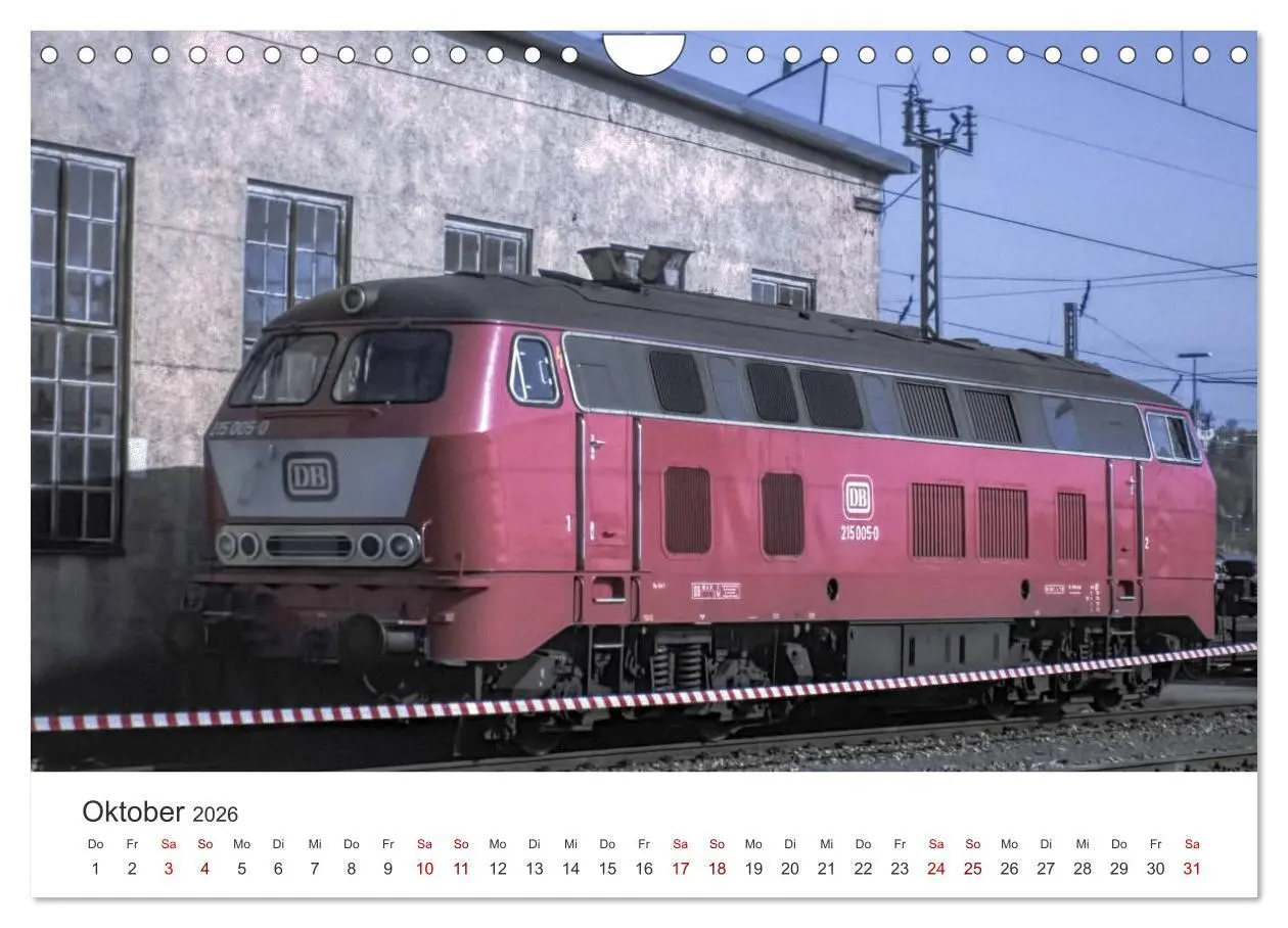 Bild: 9783457935507 | Deutsche Diesellokomotiven (Wandkalender 2026 DIN A4 quer),...