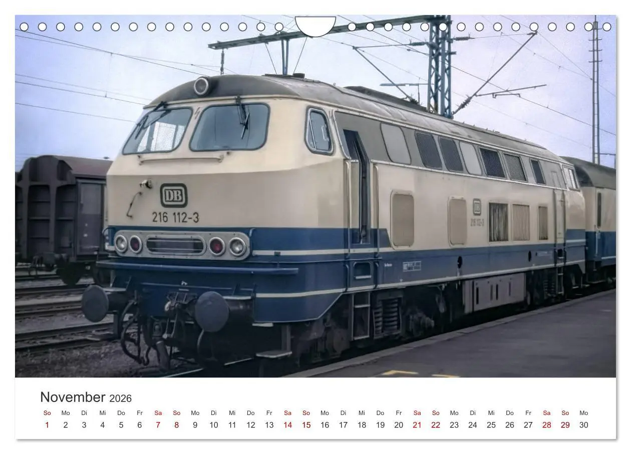 Bild: 9783457935507 | Deutsche Diesellokomotiven (Wandkalender 2026 DIN A4 quer),...