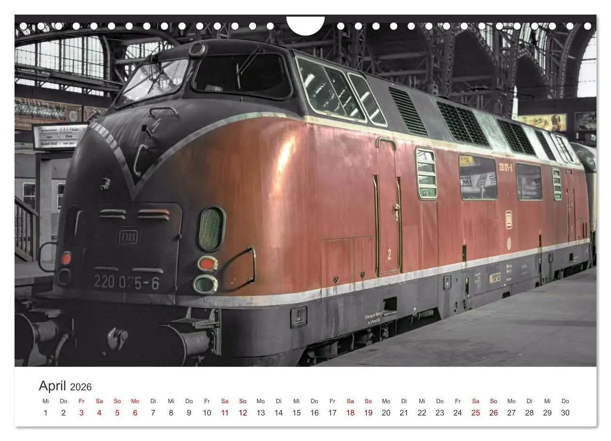 Bild: 9783457935507 | Deutsche Diesellokomotiven (Wandkalender 2026 DIN A4 quer),...