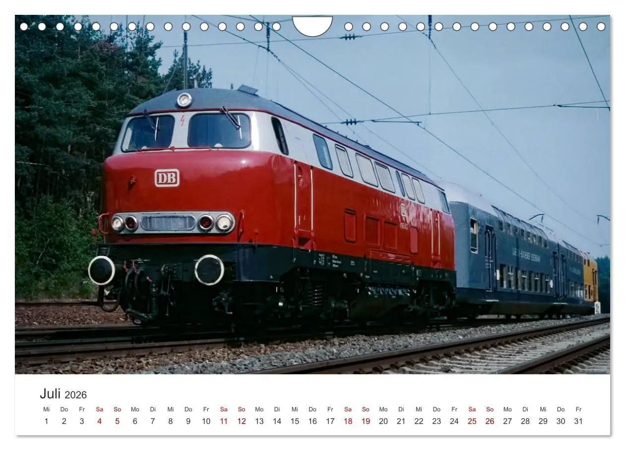 Bild: 9783457935507 | Deutsche Diesellokomotiven (Wandkalender 2026 DIN A4 quer),...