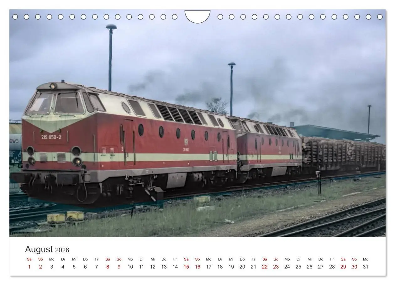 Bild: 9783457935507 | Deutsche Diesellokomotiven (Wandkalender 2026 DIN A4 quer),...