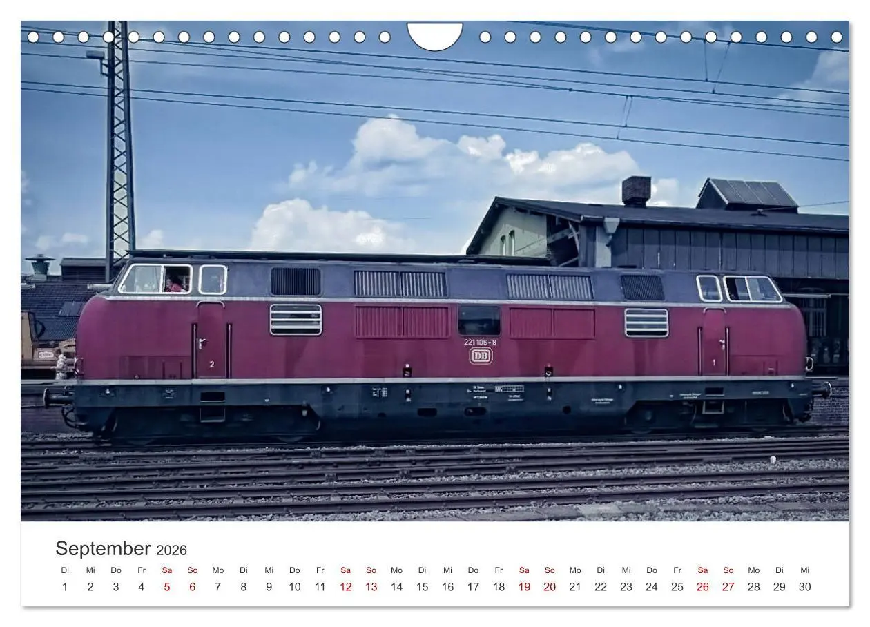Bild: 9783457935507 | Deutsche Diesellokomotiven (Wandkalender 2026 DIN A4 quer),...