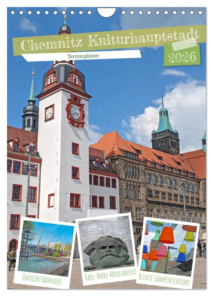 Cover: 9783516265507 | Chemnitz Kulturhauptstadt Terminplaner (Wandkalender 2026 DIN A4...
