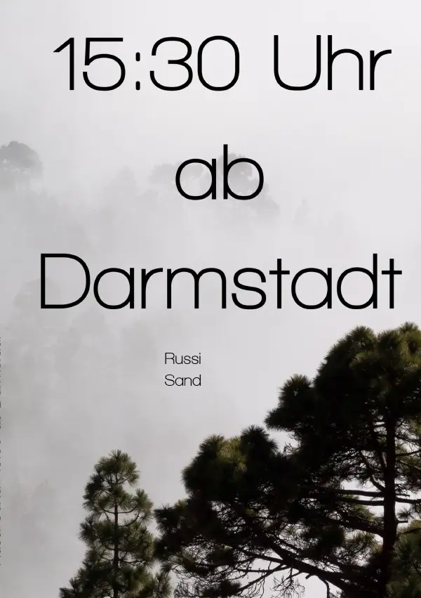 Cover: 9783565225507 | 15:30 ab Darmstadt | Ein Bickenbach Krimi.DE | Russi Sand | Buch