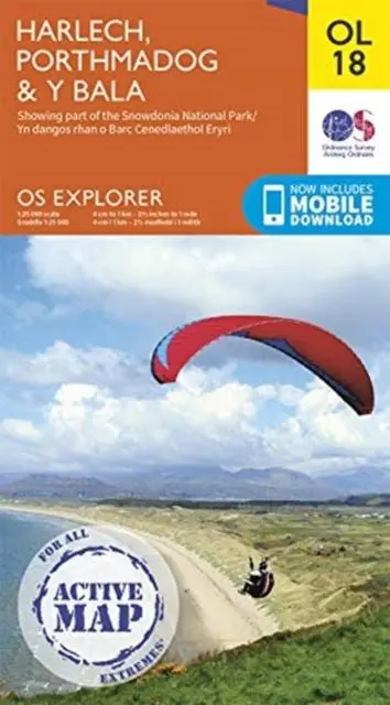 Cover: 9780319475607 | Harlech | Porthmadog &amp; Bala / Y Bala | (Land-)Karte | Karte/Landkarte