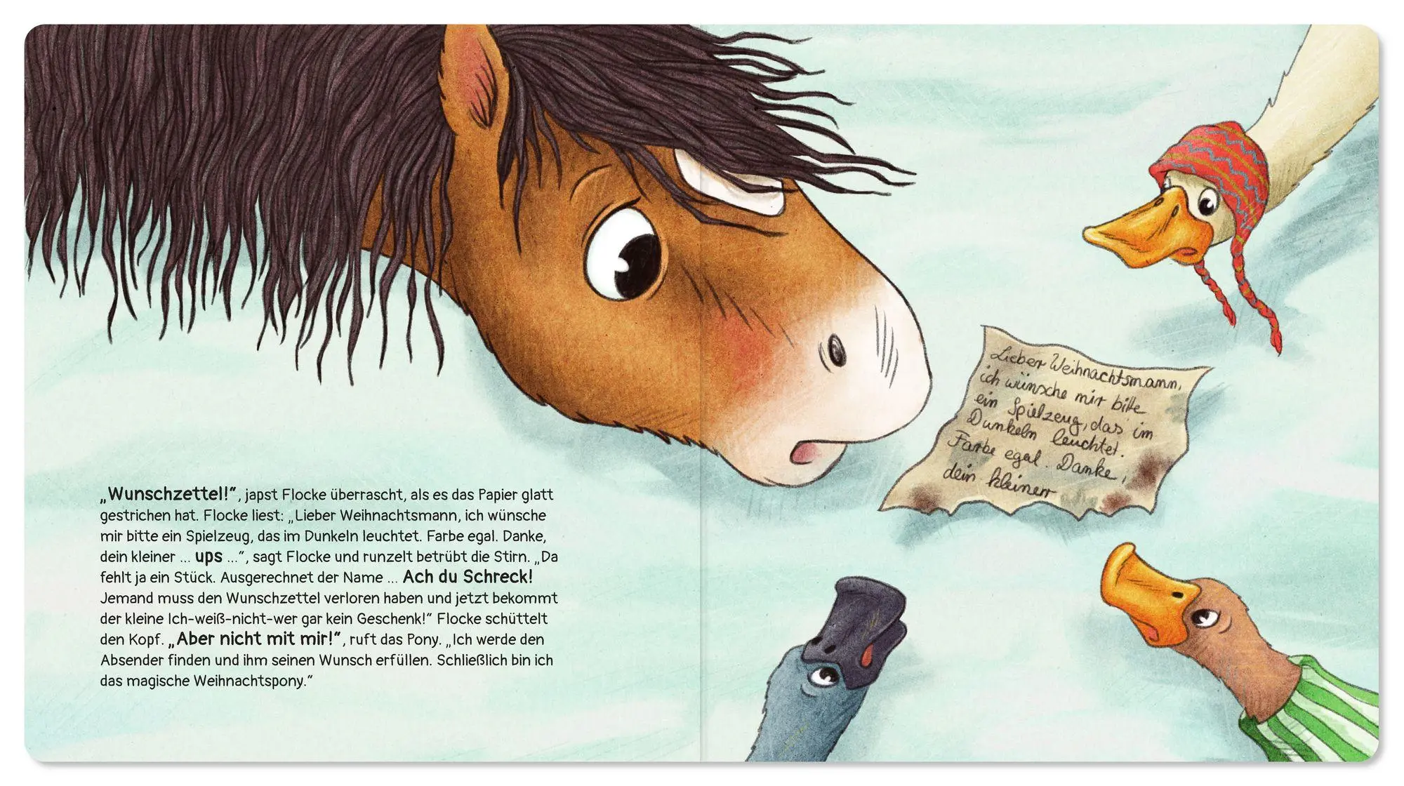 Bild: 9783780665607 | Flocke, das Weihnachtspony - Der geheimnisvolle Wunschzettel | Schütze