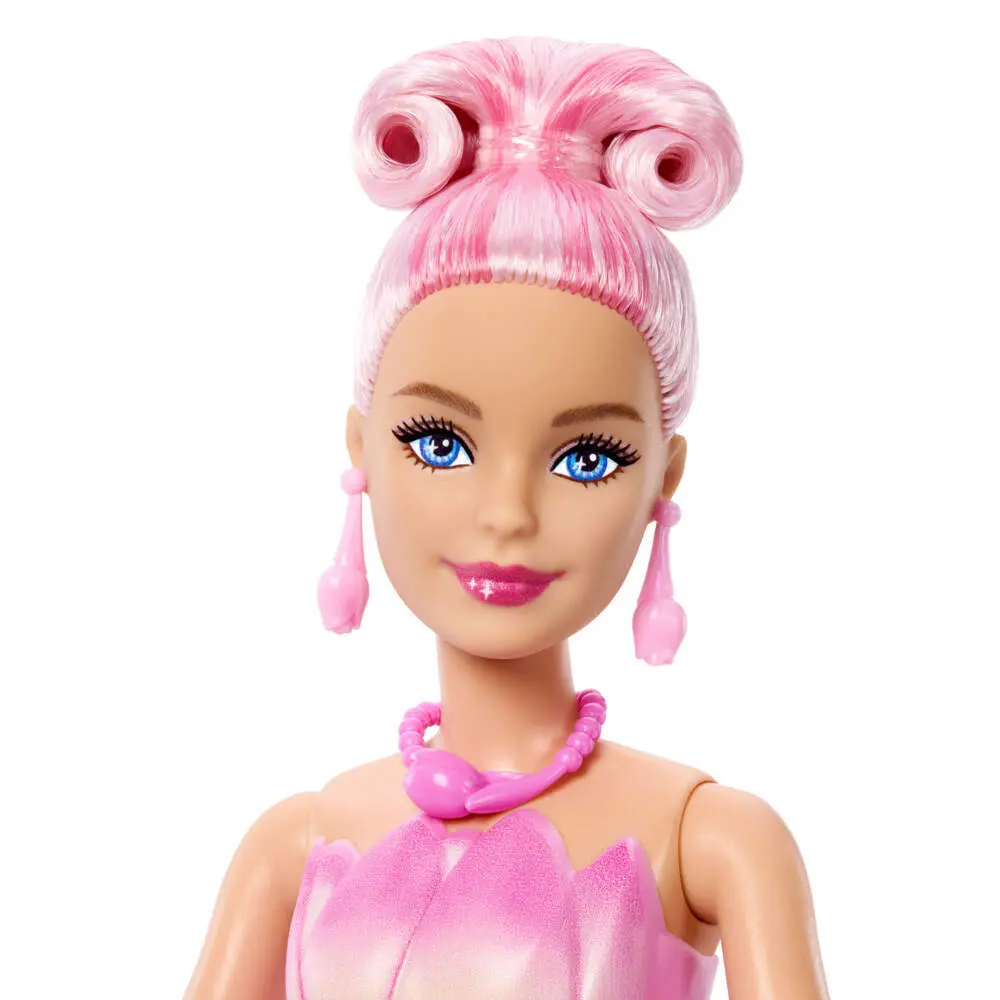 Bild: 194735375707 | Barbie Flower Surprise Puppe - pinke Tulpe | Fensterkarton | JMF57