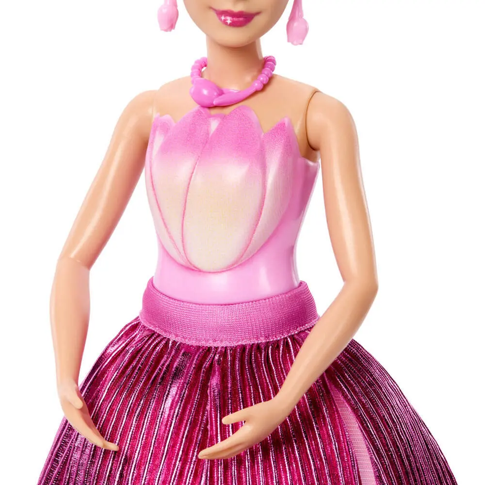 Bild: 194735375707 | Barbie Flower Surprise Puppe - pinke Tulpe | Fensterkarton | JMF57