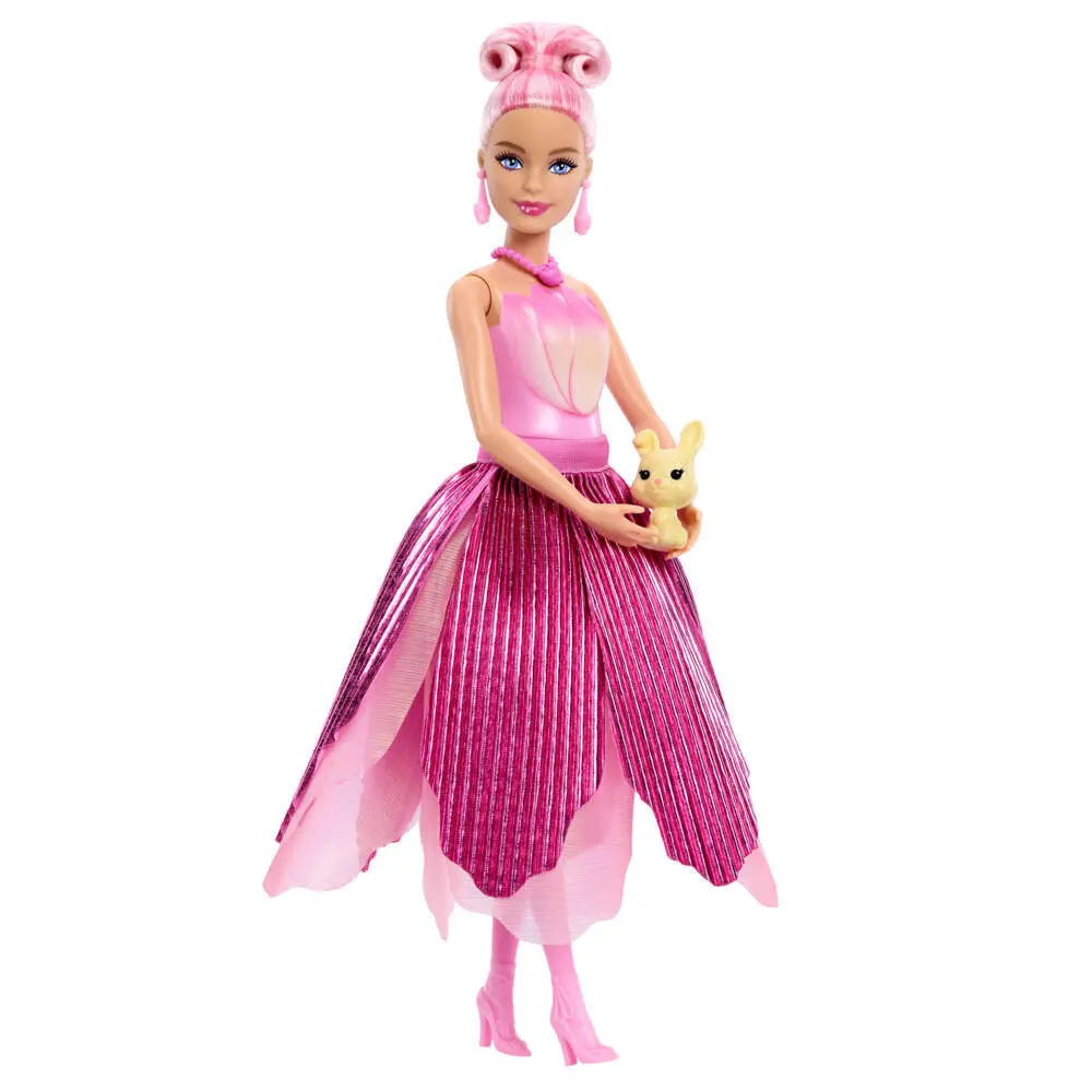 Bild: 194735375707 | Barbie Flower Surprise Puppe - pinke Tulpe | Fensterkarton | JMF57