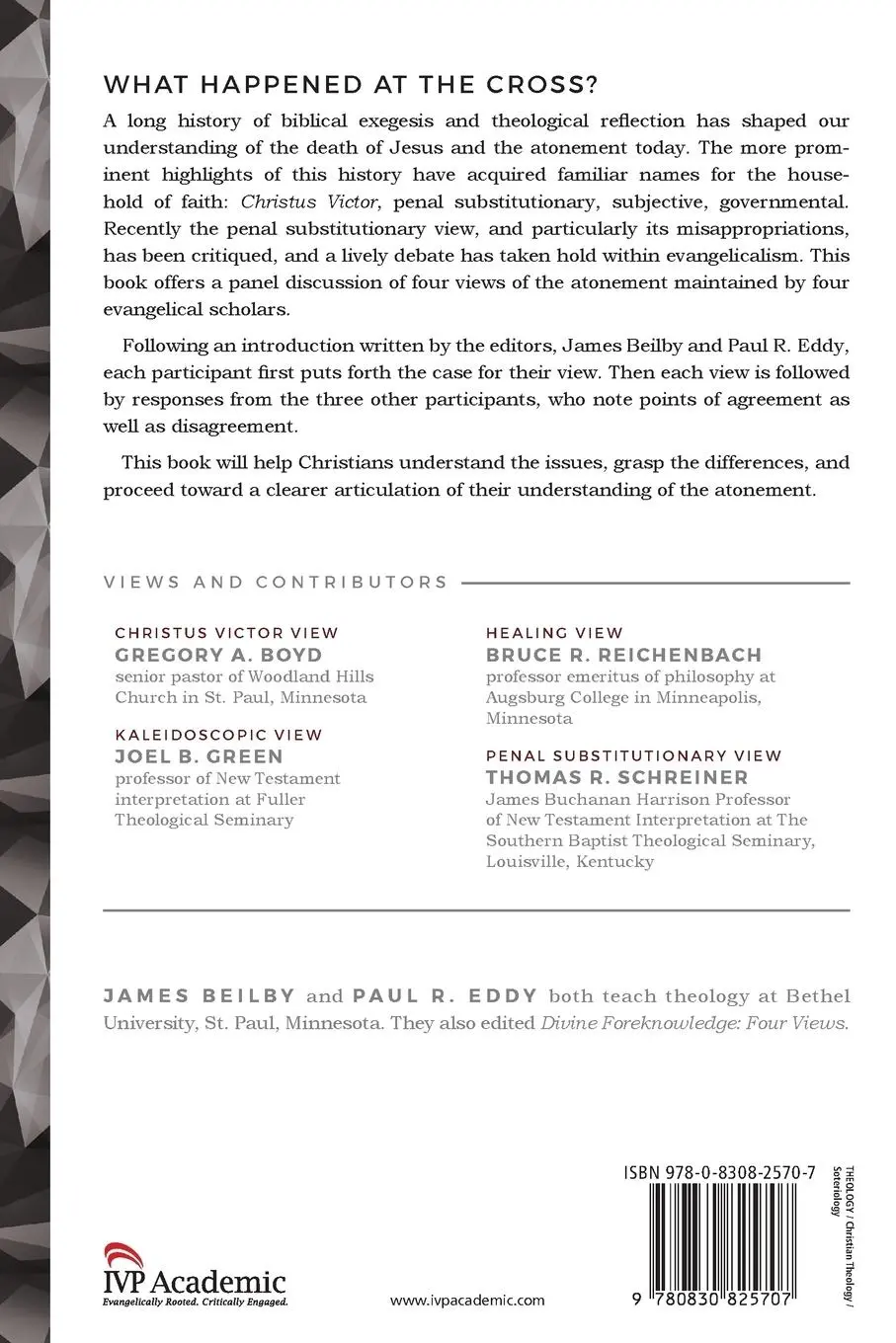 Rückseite: 9780830825707 | The Nature of the Atonement | Four Views | James K. Beilby (u. a.)