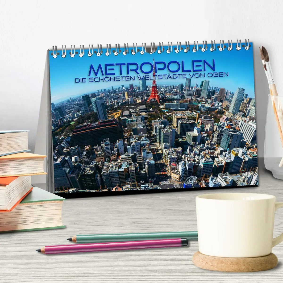 Bild: 9783457915707 | Metropolen - die schönsten Weltstädte von oben (Tischkalender 2026...