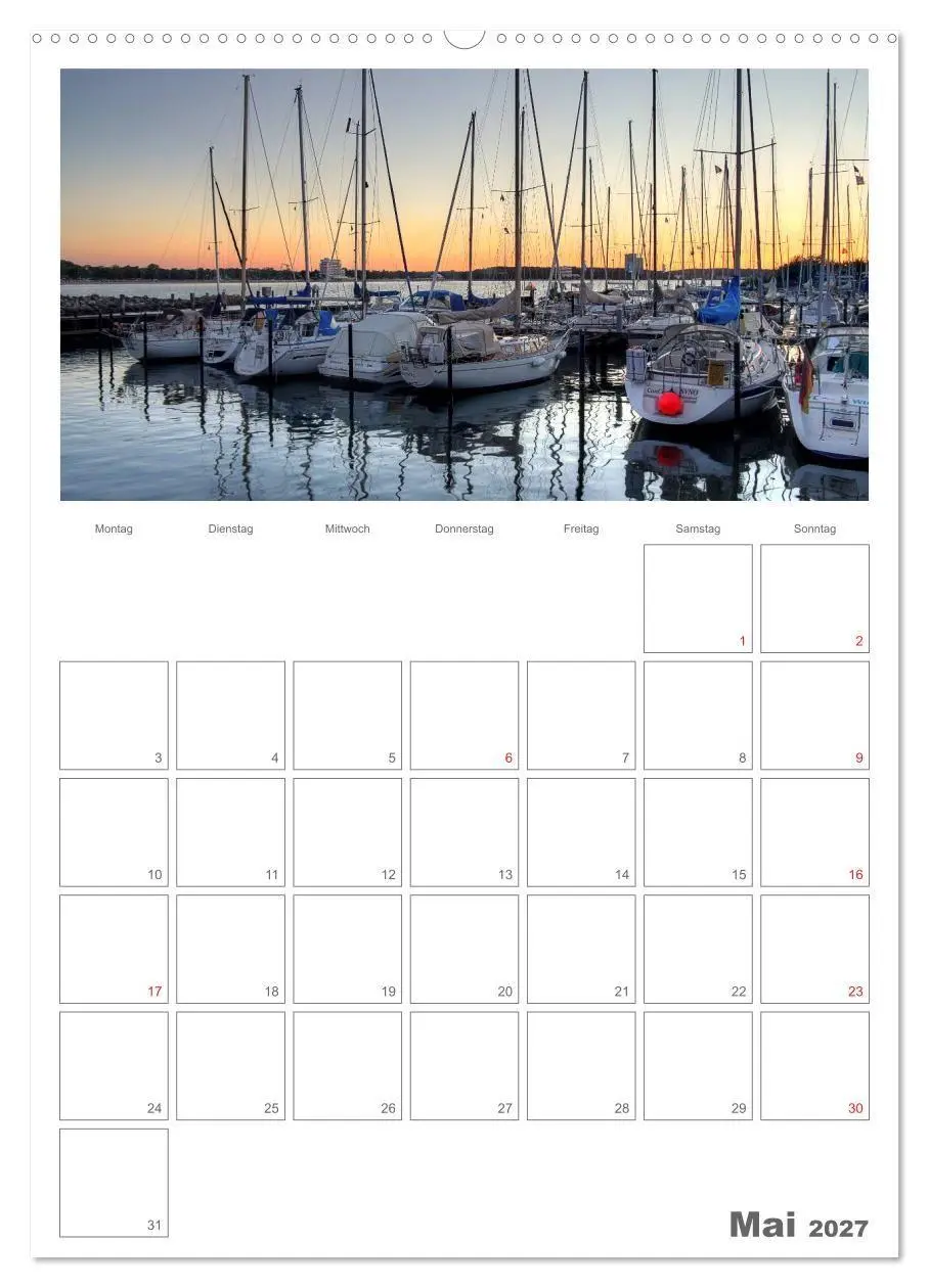 Bild: 9783569955707 | Timmendorfer Strand (Wandkalender 2027 DIN A2 hoch), CALVENDO...