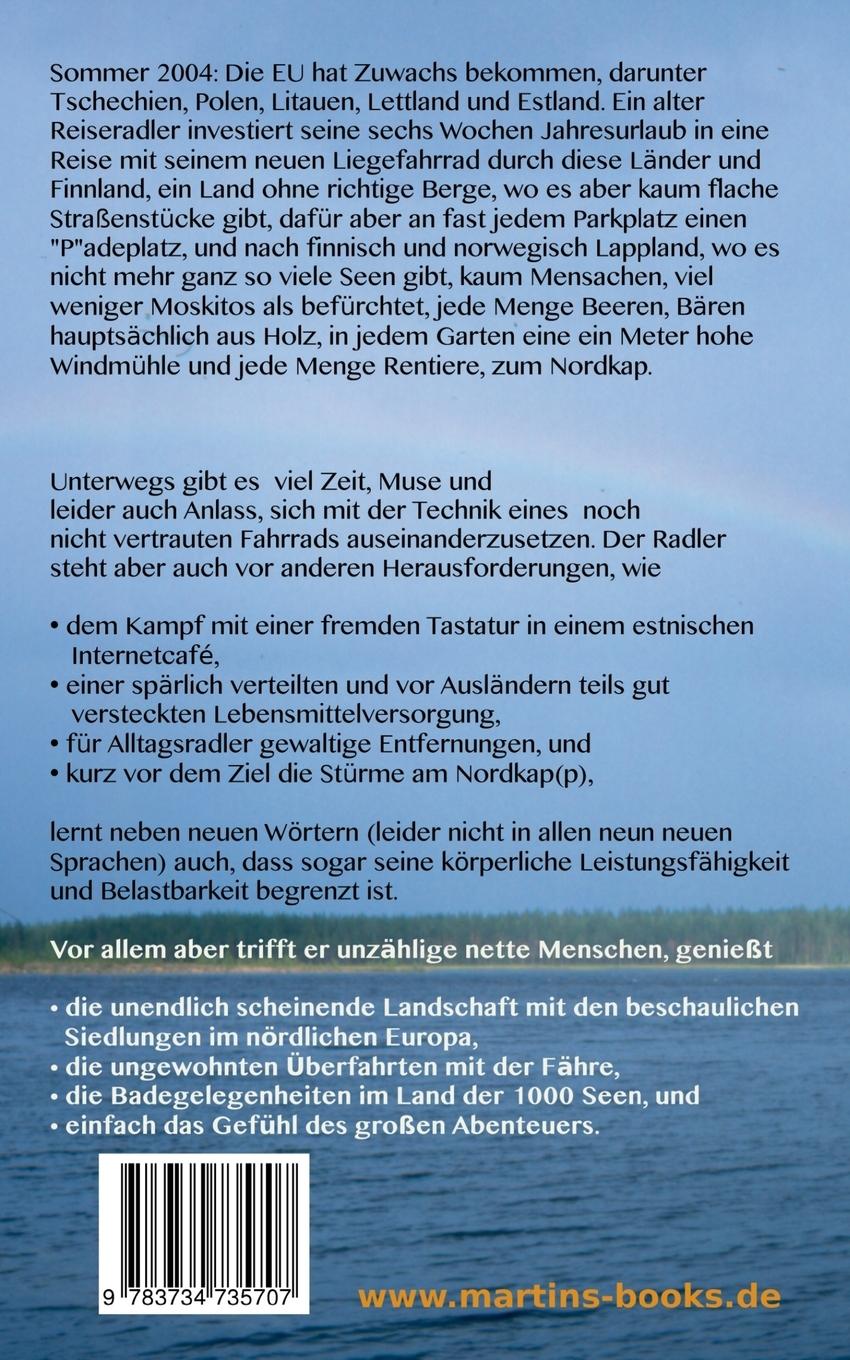 Rückseite: 9783734735707 | Spritztour zum Nordkap | Martin Schrank | Taschenbuch | 204 S. | 2014
