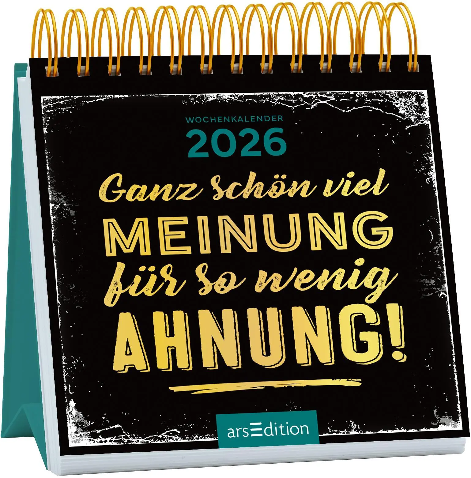 Cover: 4014489135807 | Mini-Wochenkalender Ganz schön viel Meinung für so wenig Ahnung! 2026