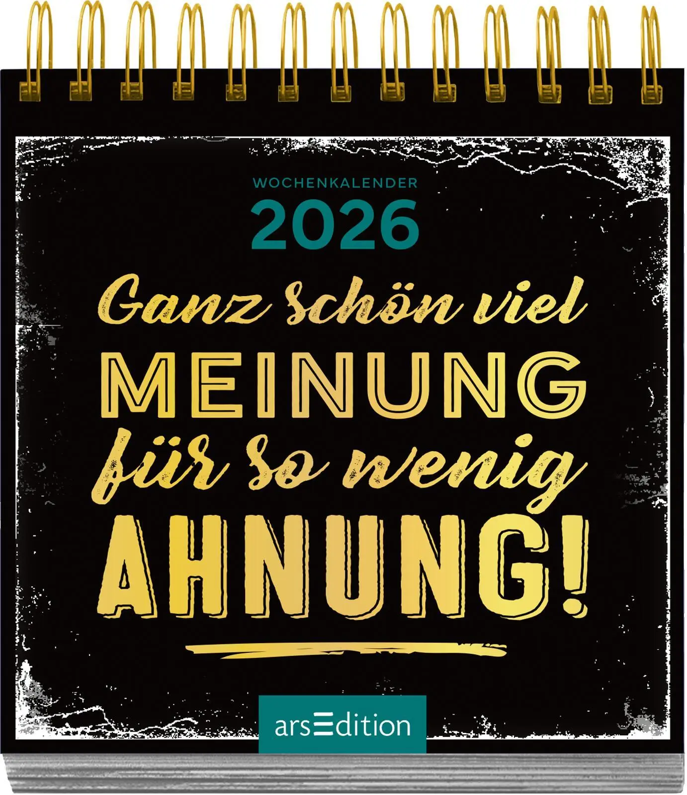 Bild: 4014489135807 | Mini-Wochenkalender Ganz schön viel Meinung für so wenig Ahnung! 2026