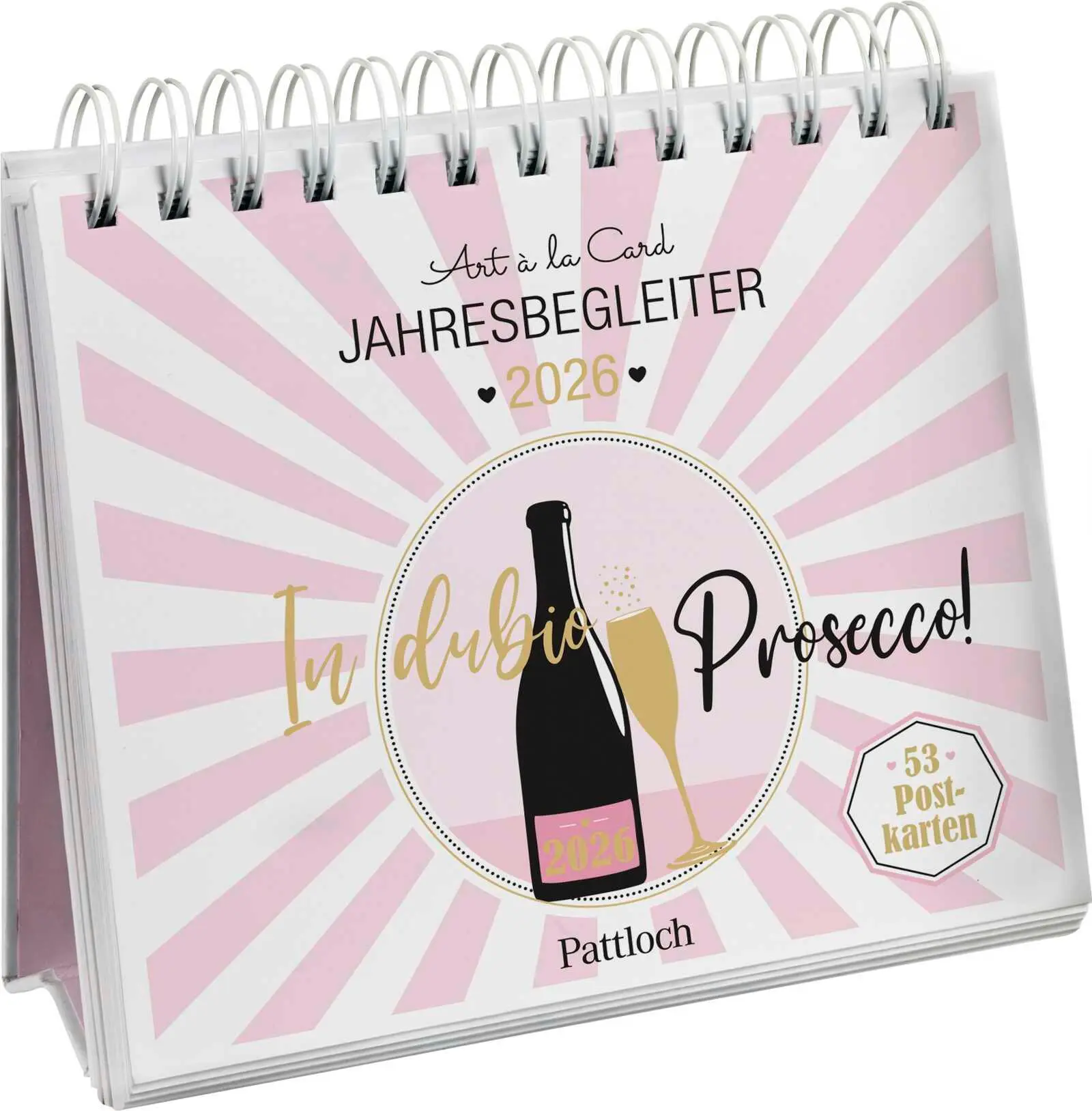 Cover: 4260308345807 | Postkartenkalender 2026: In dubio Prosecco | Art à la Card | Kalender