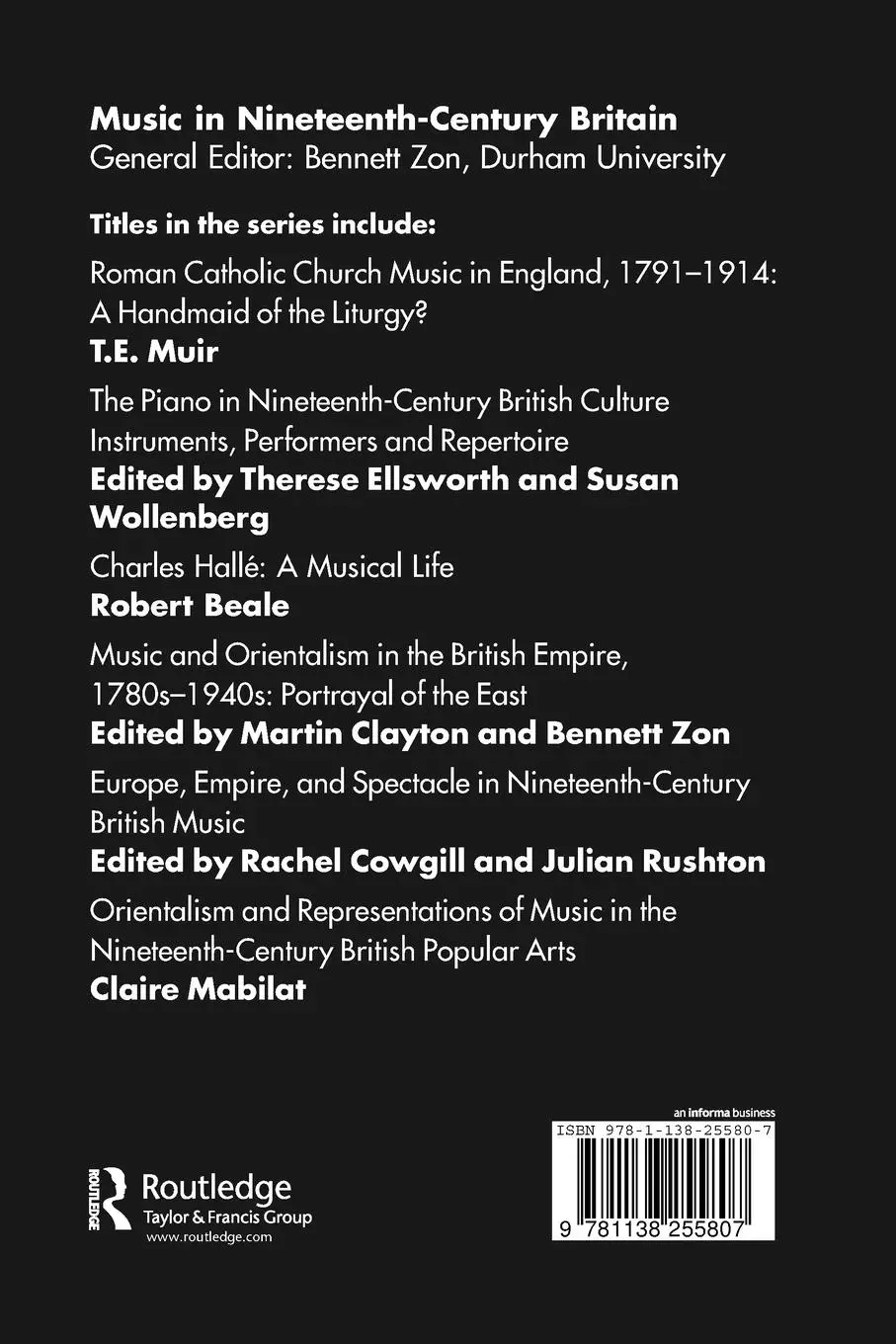 Rückseite: 9781138255807 | Mendelssohn and Victorian England | Colin Timothy Eatock | Taschenbuch