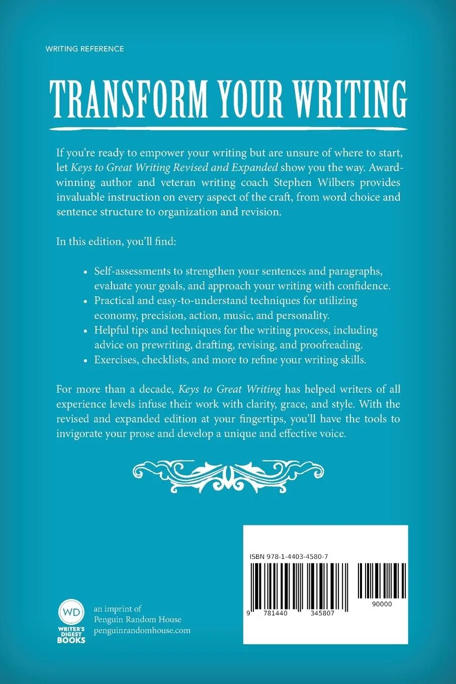 Rückseite: 9781440345807 | Keys to Great Writing Revised and Expanded | Stephen Wilbers (u. a.)
