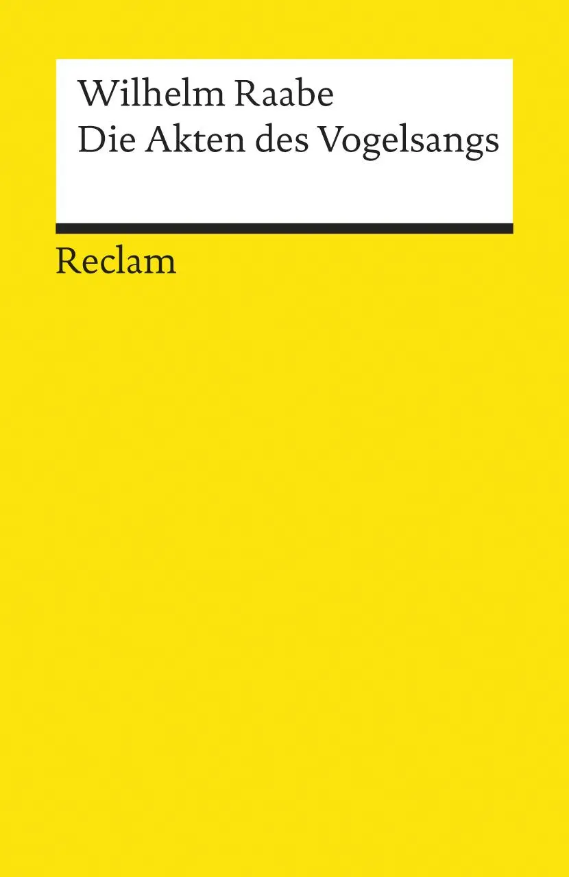 Cover: 9783150075807 | Die Akten des Vogelsangs | Wilhelm Raabe | Taschenbuch | 240 S. | 1986