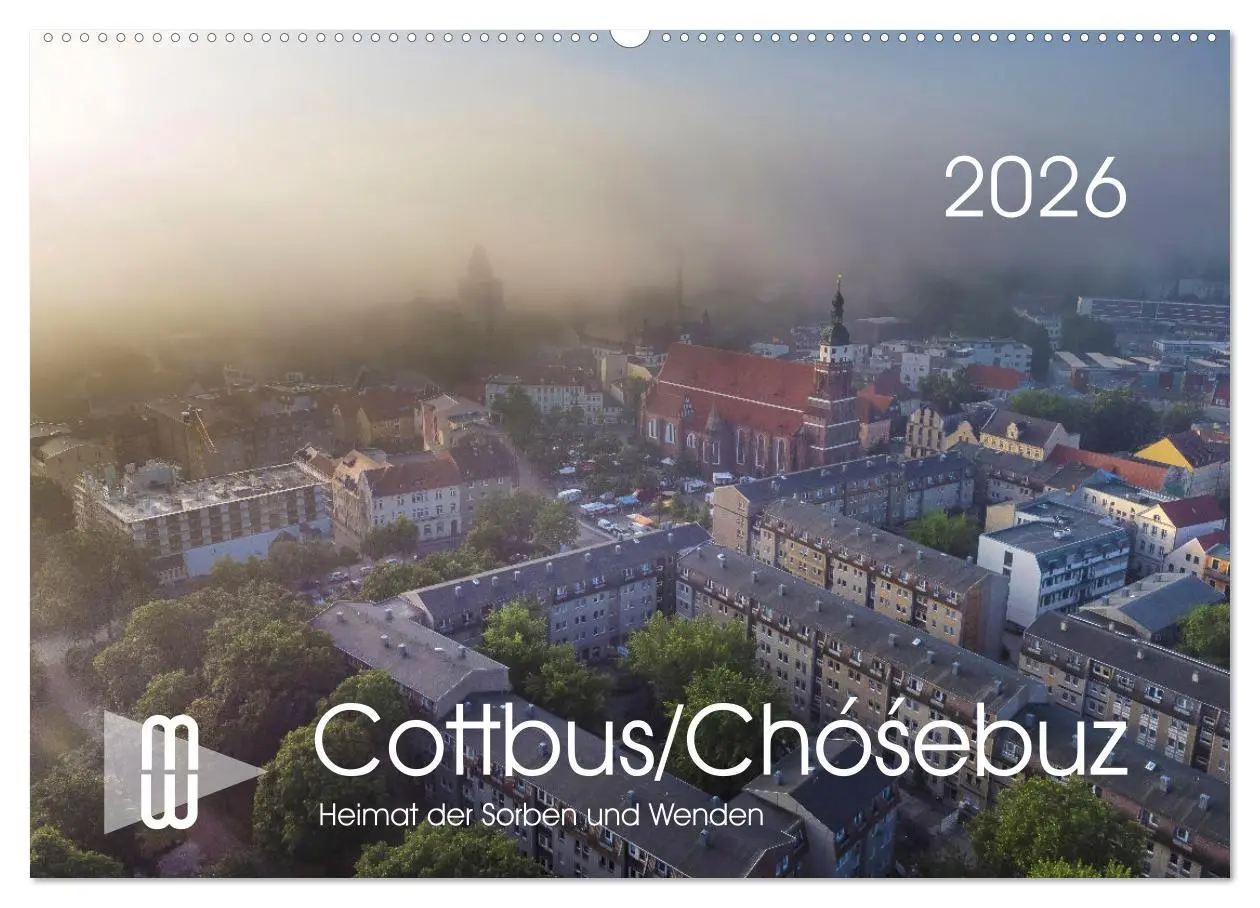 Cover: 9783457385807 | Cottbus/Chósebuz (Wandkalender 2026 DIN A2 quer), CALVENDO...