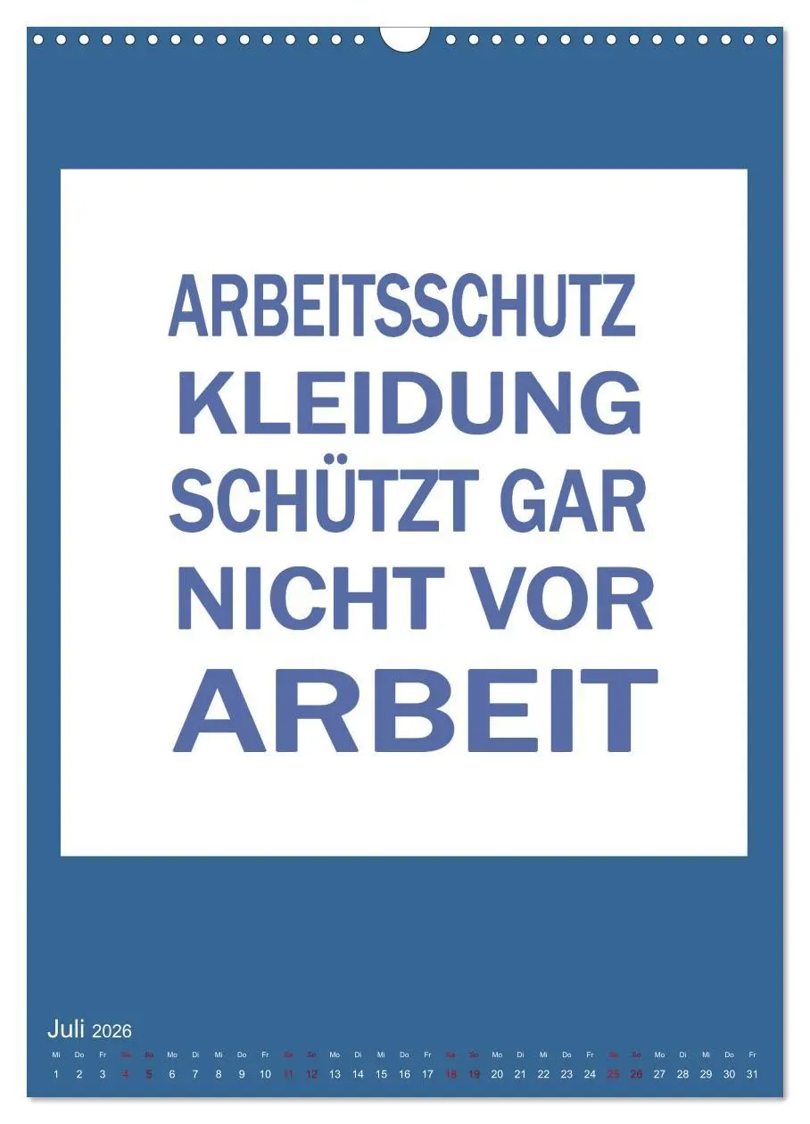 Bild: 9783516305807 | Memo an mich (Wandkalender 2026 DIN A3 hoch), CALVENDO Monatskalender