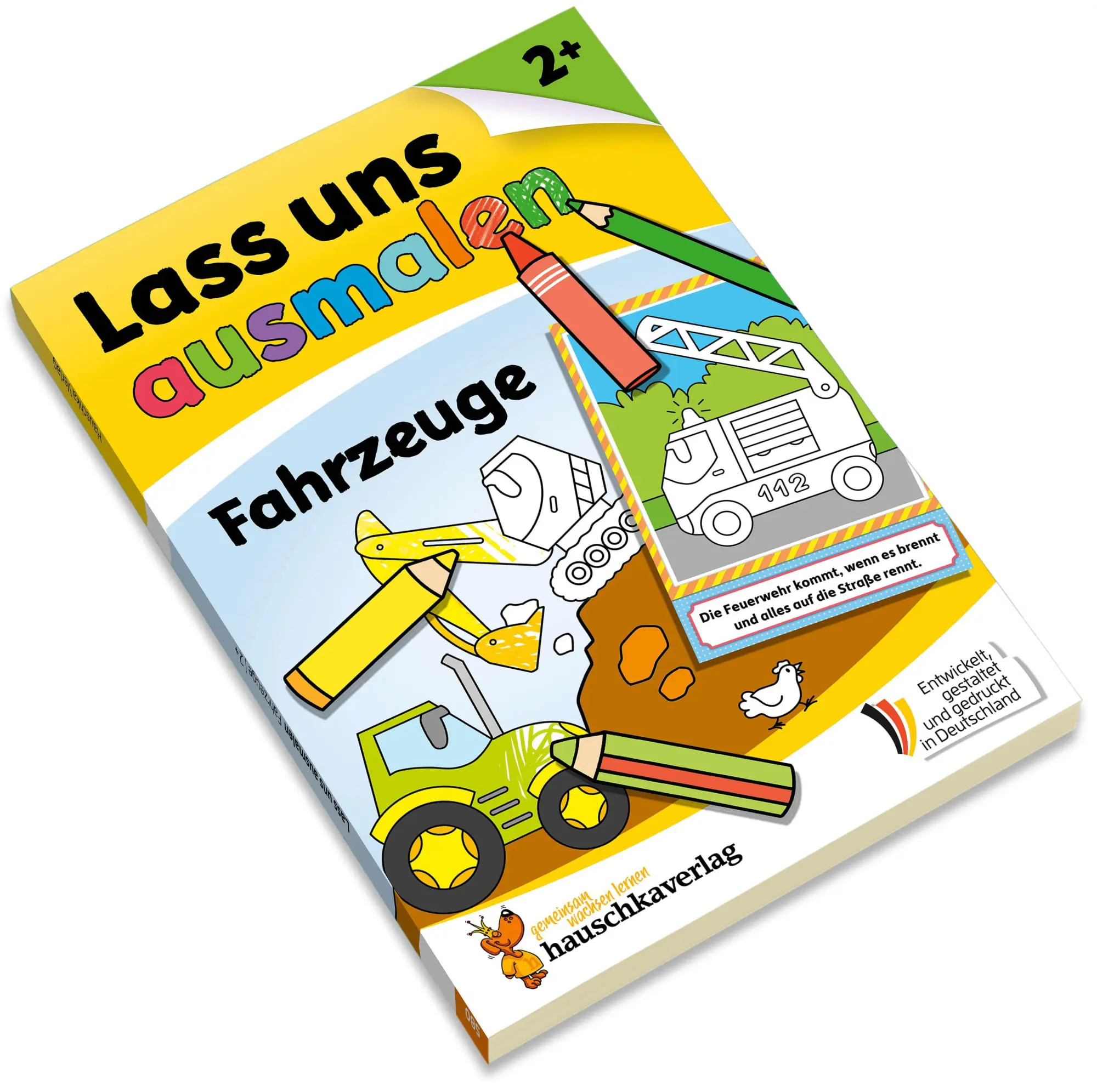 Bild: 9783881005807 | Lass uns ausmalen - Mein Ausmalbuch ab 2 - Fahrzeuge | Taschenbuch