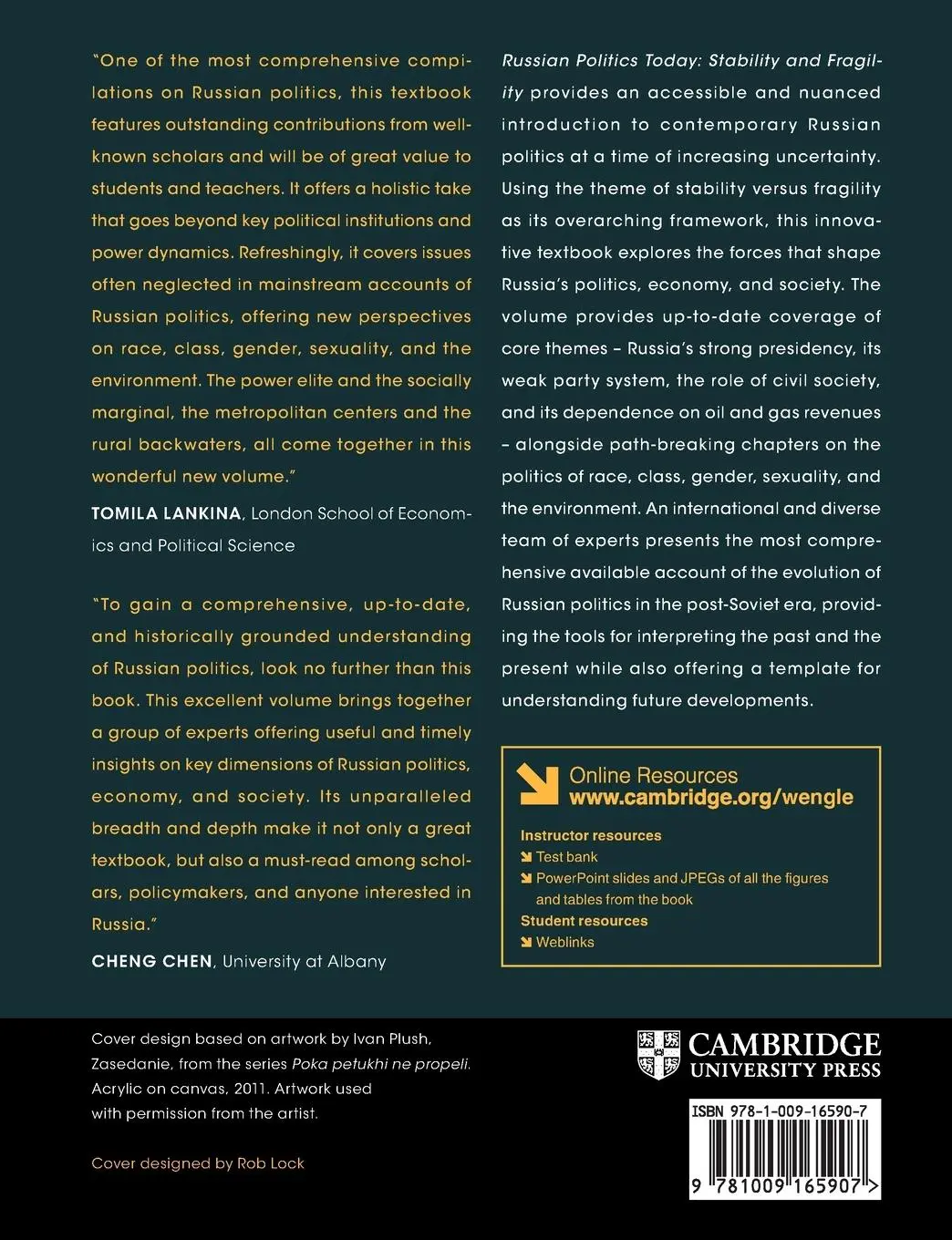 Rückseite: 9781009165907 | Russian Politics Today | Stability and Fragility | Susanne A. Wengle