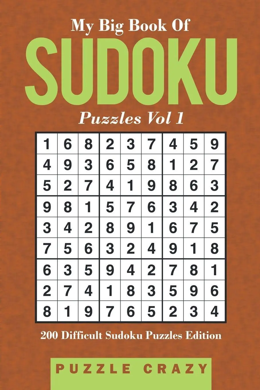 Cover: 9781683055907 | My Big Book Of Soduku Puzzles Vol 1 | Puzzle Crazy | Taschenbuch