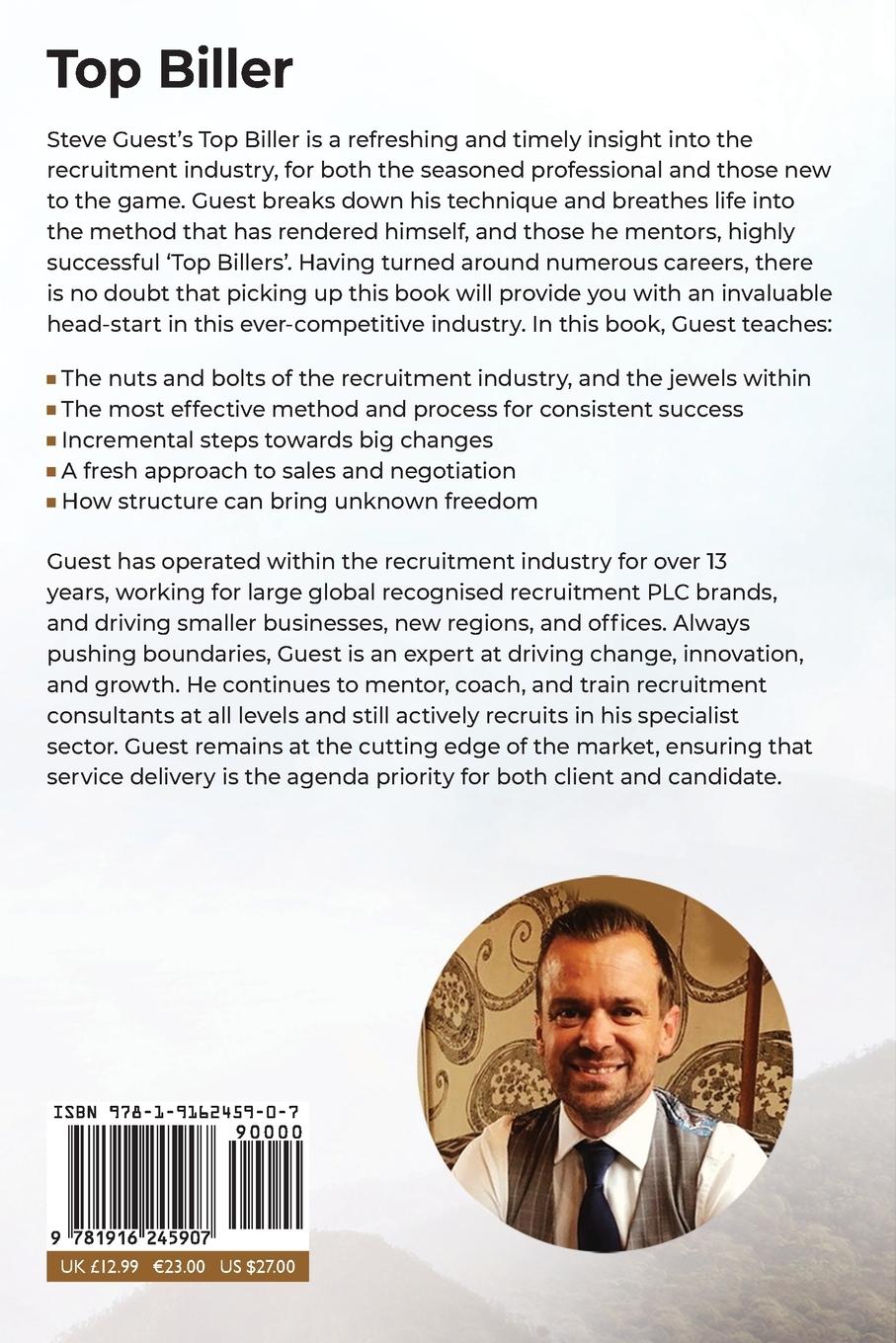 Rückseite: 9781916245907 | Top Biller | The Life of a Recruiter | Steve Guest | Taschenbuch
