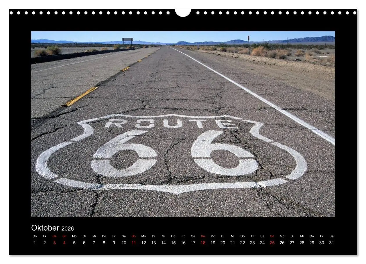 Bild: 9783516225907 | Get Your Kicks on Route 66 (Wandkalender 2026 DIN A3 quer),...