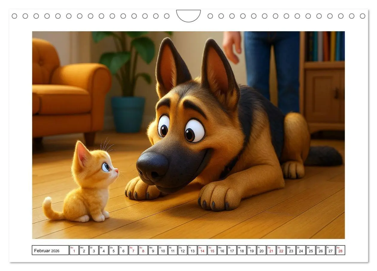 Bild: 9783516596007 | Schäferhund im fröhlichen Dienst (Wandkalender 2026 DIN A4 quer),...