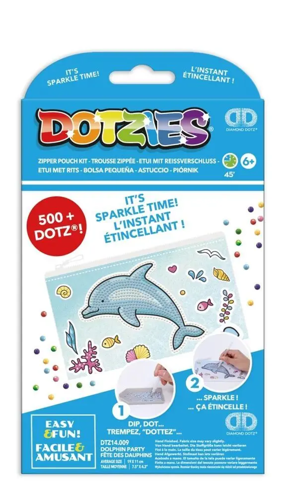 Cover: 4895225926107 | DOTZIES BY DIAMOND DOTZ - Diamond Painting Etui Delfin | 2592610