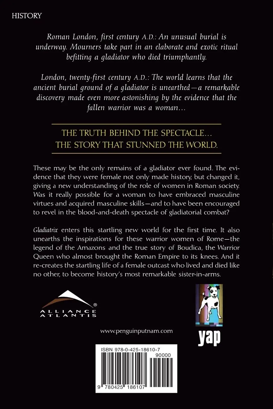 Rückseite: 9780425186107 | Gladiatrix | The True Story of History's Unknown Woman Warrior | Zoll