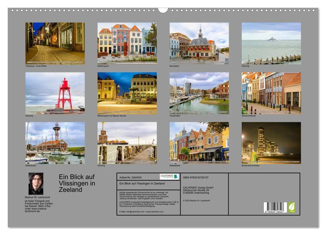 Bild: 9783516726107 | Ein Blick auf Vlissingen in Zeeland (Wandkalender 2026 DIN A2...