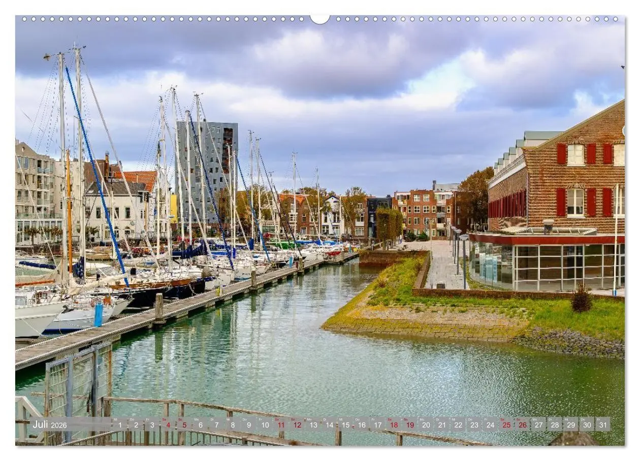 Bild: 9783516726107 | Ein Blick auf Vlissingen in Zeeland (Wandkalender 2026 DIN A2...
