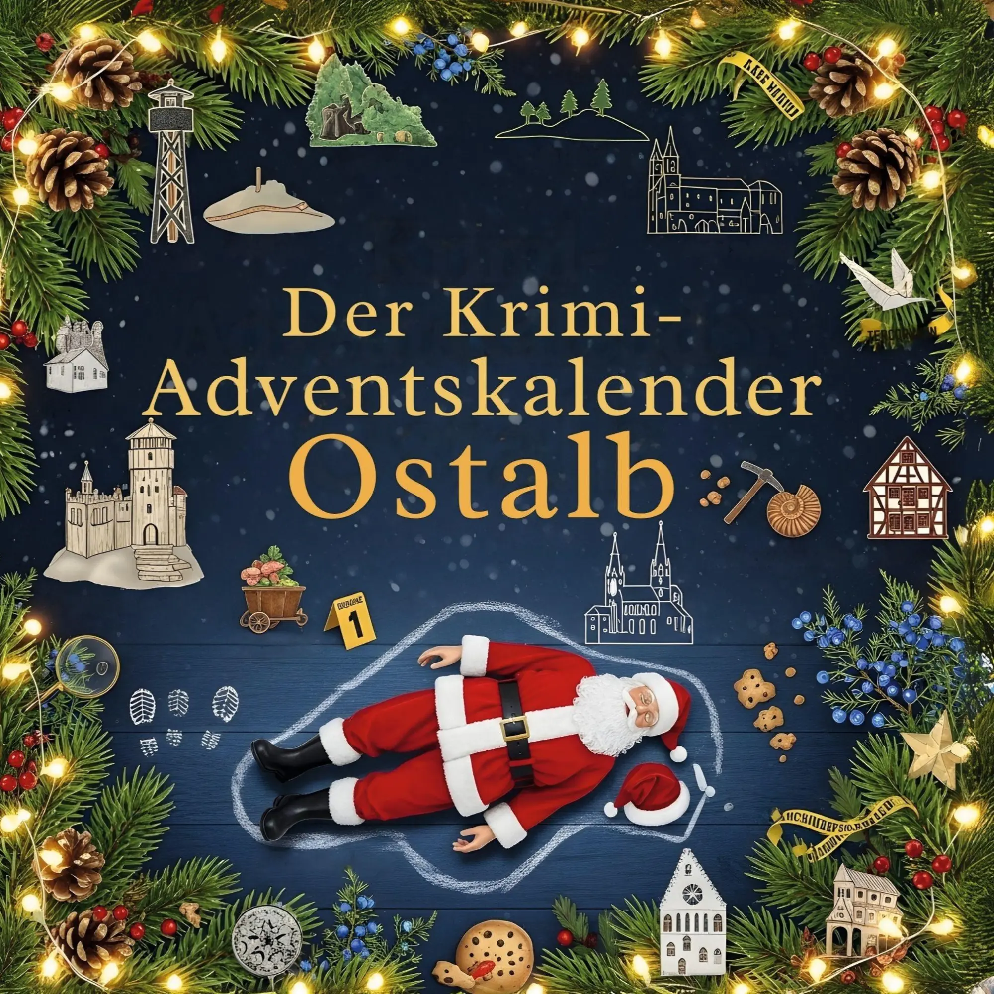Cover: 9783695306107 | Der Krimi-Adventskalender Ostalb | Mordsverdächtig in 24 Akten | Münch