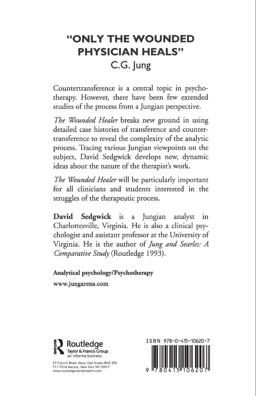 Rückseite: 9780415106207 | The Wounded Healer | Counter-Transference from a Jungian Perspective