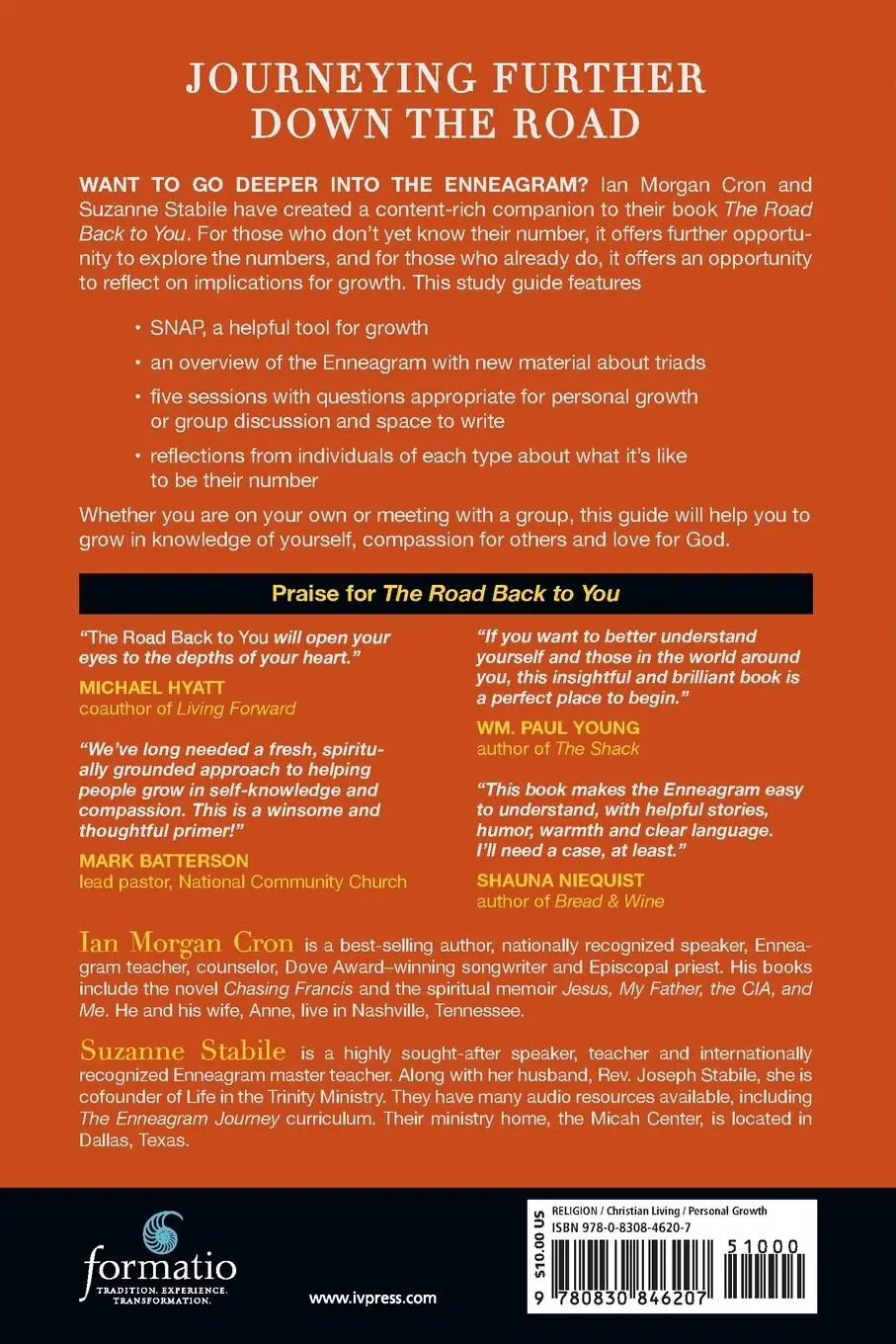 Rückseite: 9780830846207 | The Road Back to You Study Guide | Ian Morgan Cron (u. a.) | Buch