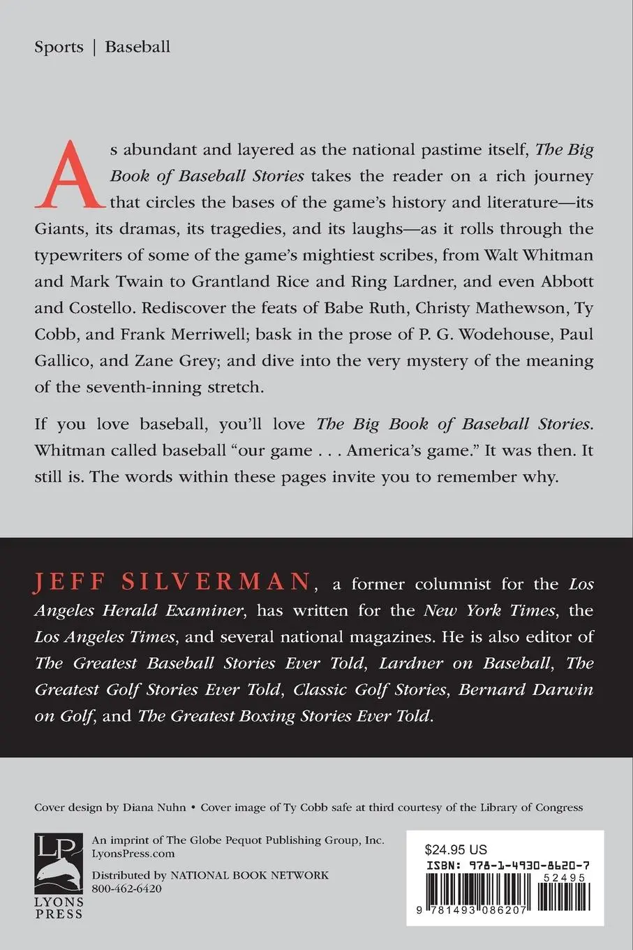 Rückseite: 9781493086207 | The Big Book of Baseball Stories | Jeff Silverman | Taschenbuch | 2024